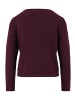 CARTOON Strickpullover mit Rundhalsausschnitt in Dark Aubergine