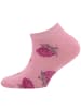 ewers 3er-Set Sneaker Socken 3er-Set Beeren in altrosa-latte