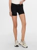 ONLY Jeans-Shorts in Black Denim