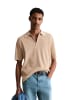 Marc O'Polo DENIM Strick-Poloshirt regular in Frosty Sand