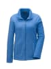 GOLDNER Fleece-Jacke in atlantikblau