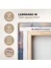 OnlyWow Leinwand Bilder Dunkelrot