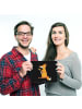 Mr. & Mrs. Panda Mauspad Fuchs Gitarre ohne Spruch in Schwarz