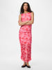 Pieces Maxikleid in Pink Tulle