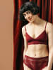 Erlich Textil  Bralette AMELIE in weinrot