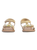 mod8 Flache Ledersandalen für Kinder von Cloonimals Gold