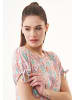 Organication Bluse "WOR15109" in Mehrfarbige Blume