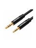 Baseus Audio-Kabel - Audio Miniklinke 3,5mm auf 2,5mm AUX - 0,5m Kabellänge (schwarz)