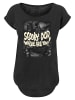 F4NT4STIC Long Cut T-Shirt Scooby Doo Scary Castle in schwarz