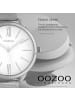 Oozoo Analog-Armbanduhr Oozoo Timepieces silber groß (ca. 44mm)