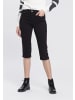 ARIZONA Caprijeans in schwarz