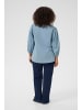 KAFFE curve Langarm-Bluse KCloulou Regular fit in Windward Blue