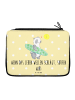 Mr. & Mrs. Panda Faulenzer Sommer Wellen Surf Motiv mit Spruch in Gelb Pastell