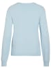 Vila Dünner Rundhals Strickpullover VIRIL in Babyblau