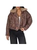 Ital-Design Jacke in Braun und Beige