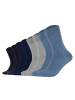 s.Oliver Socken 8er Pack in Blau/Grau