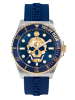 Philipp Plein Philipp Plein Herrenuhr The $kull Diver in blau