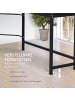 Vinsetto L-förmiger Schreibtisch-L168 x B120 x H75 cm-Schwarz