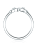 Trilani Ring Sterling Silber Zirkonia in silber