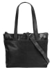 SPIKES & SPARROW Shopper echt Leder in schwarz