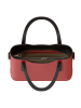 Kmisso Henkeltasche in Rosso/Nero