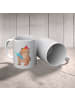 Mr. & Mrs. Panda Kaffeetasse Bär Schultüte ohne Spruch in Grau Pastell