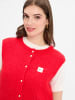 American Vintage Strickjacke East in rot - 0004