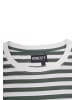 HONESTY RULES T-Shirt " Striped " in cilantro-green