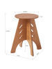 SoBuy Beistelltisch in Natürliches Kirschholz - (W) 32 x (H) 48.5 x (L) 32 cm