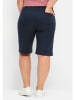 sheego Twill-Bermudas in nachtblau