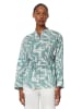 Marc O'Polo Print-Langarm-Bluse regular in multi / soft teal