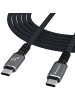Wozinsky Wozinsky WPS-UY41S USB-C Thunderbolt 4 Kabel 240W 1m Schwarz in Schwarz