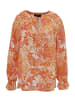 Aniston SELECTED Schlupfbluse in orange-hellorange-dunkelorange-offwhite