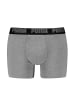 Puma Boxershort 2er Pack in Grau/Schwarz