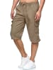 Arizona-Shopping Cargo Shorts Hose 3/4 Schlupfhose Trekking Pants in Braun