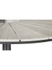 ebuy24 Gartentisch Dance Schwarz 120 x 120 cm