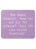 Mr. & Mrs. Panda Mouse Pad Spruch Chemiker Reaktion mit Spruch in Lavendeltraum