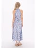 IZIA Women Dress in blue multicolor