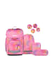 Ergobag Grundschulranzen-Set, CUBO "UnbesiegBär" 5-tlg. in Rosa