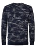 Petrol Industries Sweater mit All-over Muster Seafarer in Blau