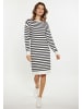 usha BLUE LABEL Damen Kleid in WEISS SCHWARZ
