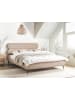 Beliani Doppelbett LESSAY in Beige/Schwarz - (W) 175 x (H) 103 x (L) 213 cm