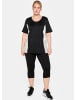 sheego Sporthose in schwarz