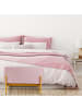 relaxdays Samt Sitzbank in Rosa - (B)60 x (H)40 x (T)43 cm