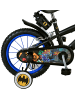 Volare Kinderfahrrad Batman für Jungen 14 Zoll Kinderrad in Schwarz Fahrrad 4 Jahre