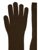 Marc O'Polo Lange Strickhandschuhe in Burnt Coffee