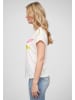 Cloud5ive Cloud5ive Cloud5ive Damen Viskose T-Shirt mit Libellen Print in white