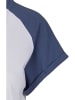 Urban Classics Urban Classics Damen Ladies Contrast Raglan Tee in white/vintageblue