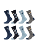 camano Kindersocken ca-soft 8er Pack ca-soft in dunkelgrau melange