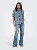 ONLY Oberhemd in Light Blue Denim